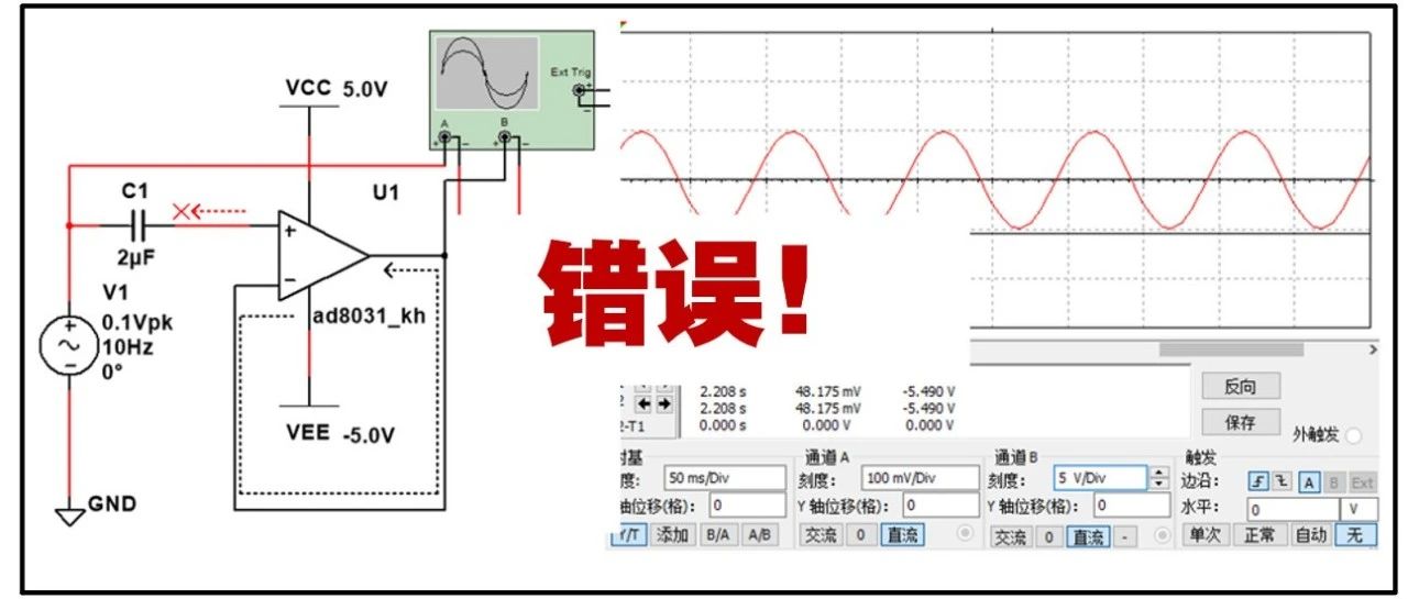 洪水猛兽：运放错误的高通滤波电路
