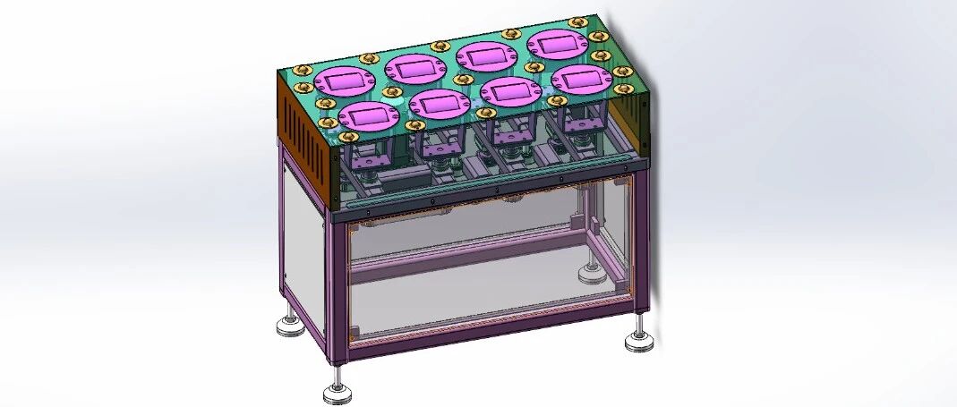 【非标数模】福来轮摆轮式分拣机3D数模图纸 Solidworks22设计