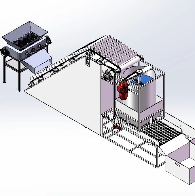 【农业机械】辣椒去籽机3D数模图纸 Solidworks23设计