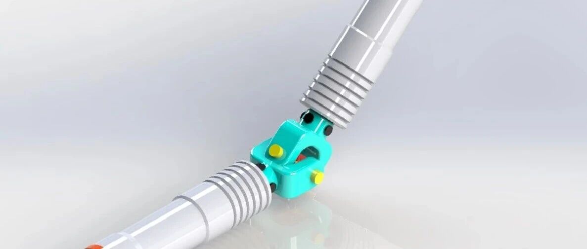 【工程机械】万向（UV）节动力传动结构3D图纸 Solidworks设计