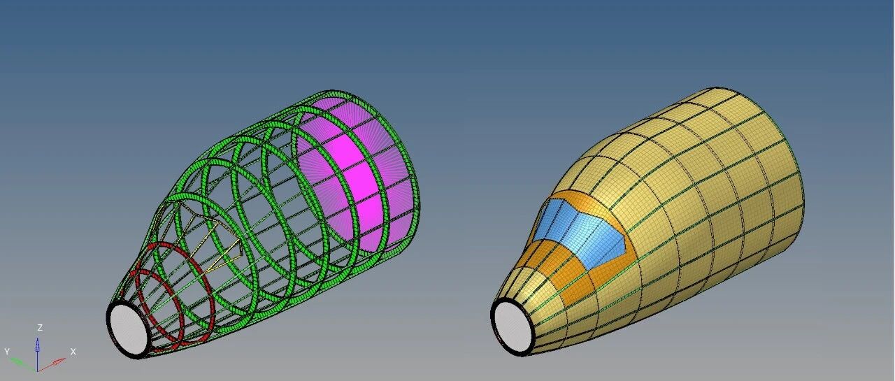 飞机机头性能分析与关键部件拓扑优化全流程