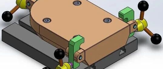 【工程机械】夹具-52 外下拉式夹紧器3D数模图纸 STEP IGS格式