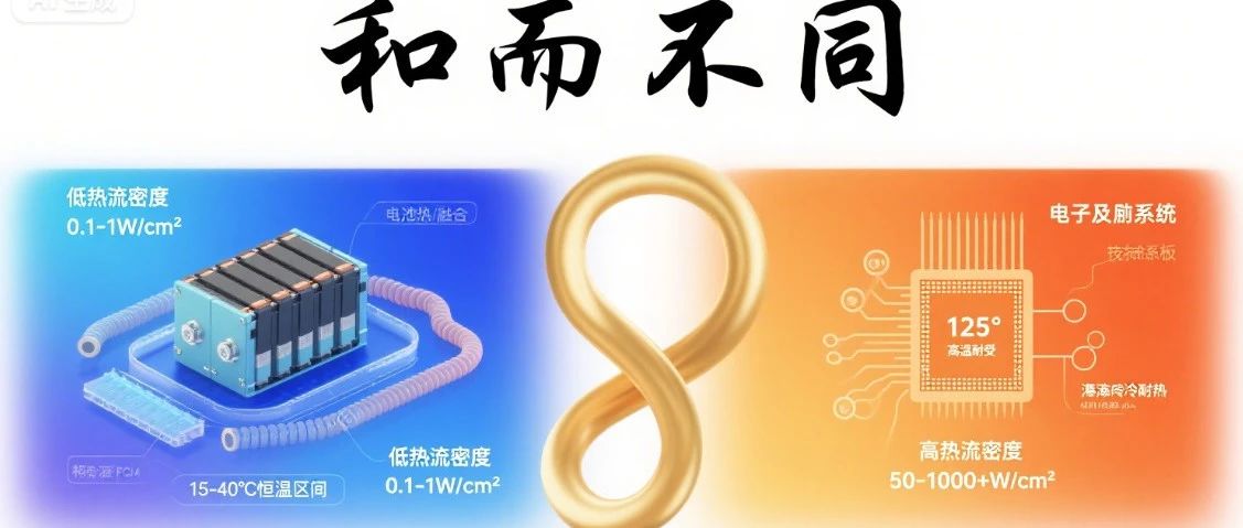 深度解析：新能源汽车电池与电子散热的 “和而不同”—— 技术差异、产业背景与融合创新