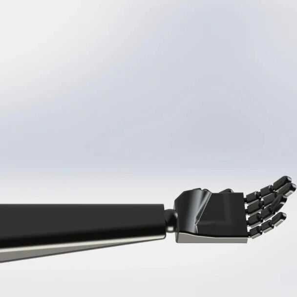 【机器人】Bionic Arm简易仿生手臂3D数模图纸 Solidworks设计
