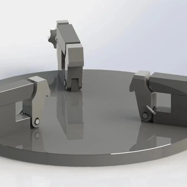 【工程机械】夹具-397 后部夹紧夹具3D数模图纸 STEP IGS格式