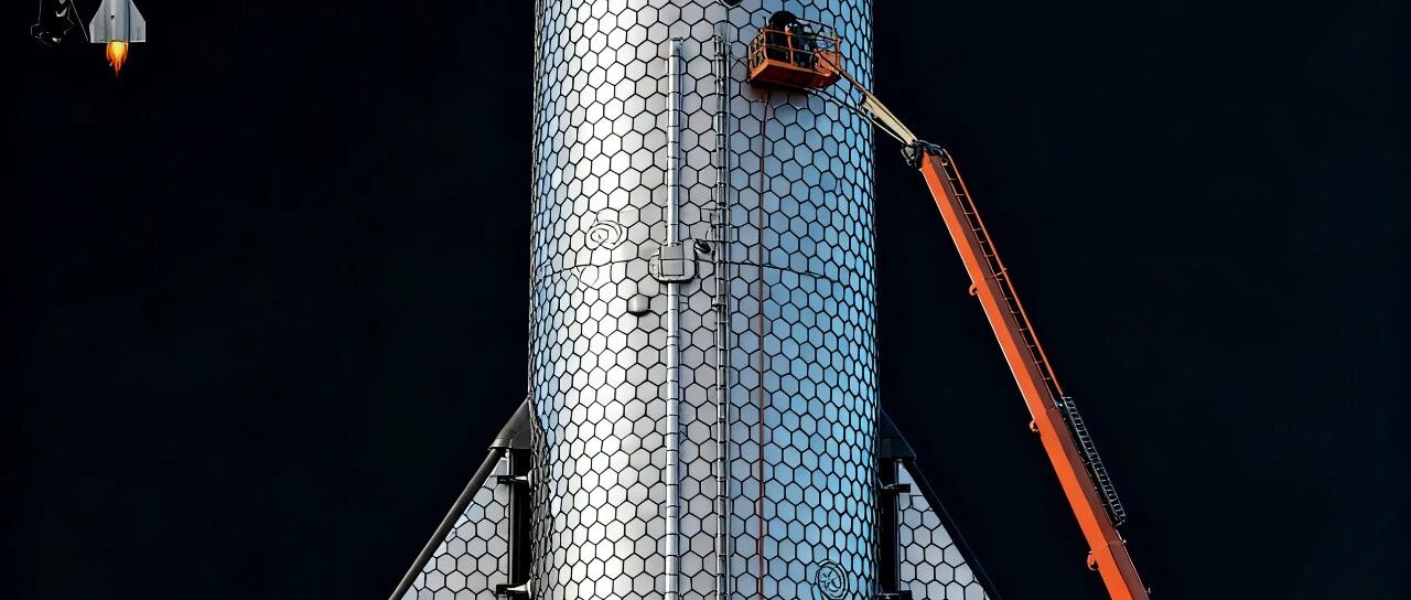 SpaceX的starship的多边形贴体面网格