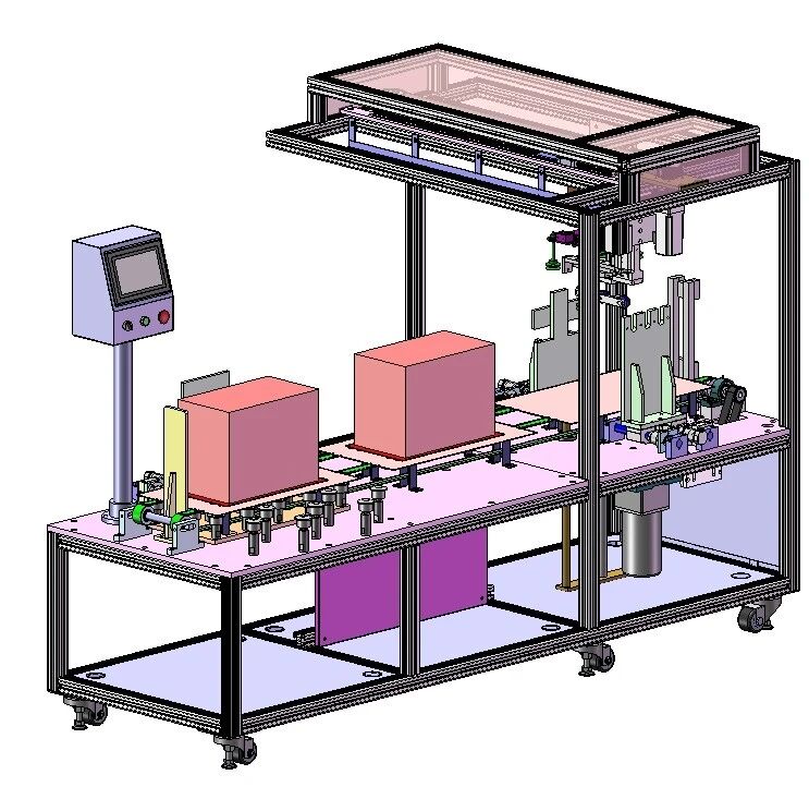 【非标数模】自动供料设备3D数模图纸 Solidworks20设计