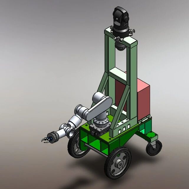 【农业机械】树木修剪机械手3D数模图纸 Solidworks20设计