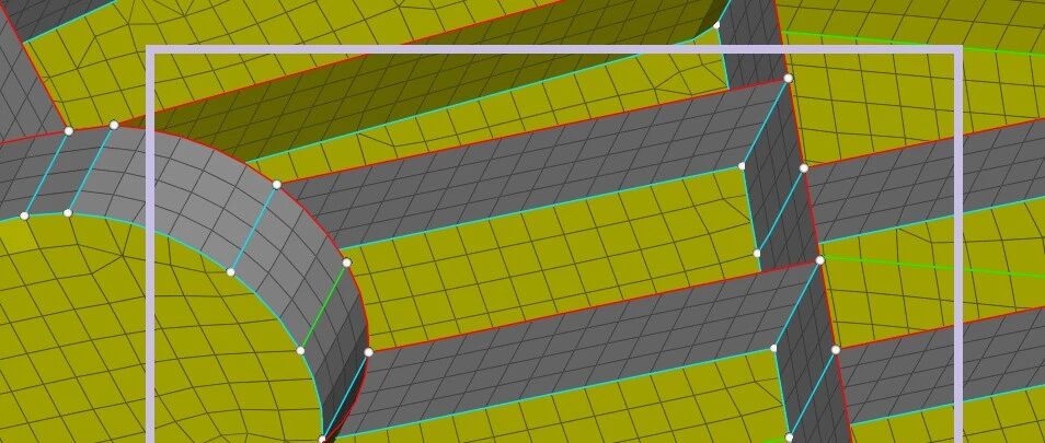Modify Ribs + Welding FE: 快速更改2D肋板位置并与临近结构共节点