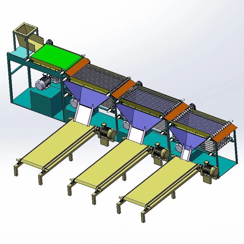 【非标数模】水果分拣设备3D数模图纸 Solidworks22设计