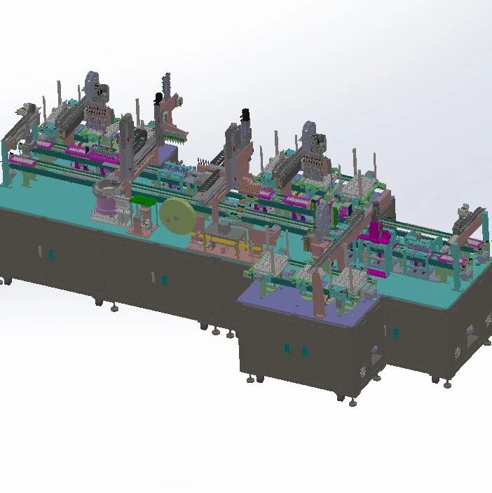 【非标数模】塑胶产品组装机3D数模图纸 Solidworks24设计