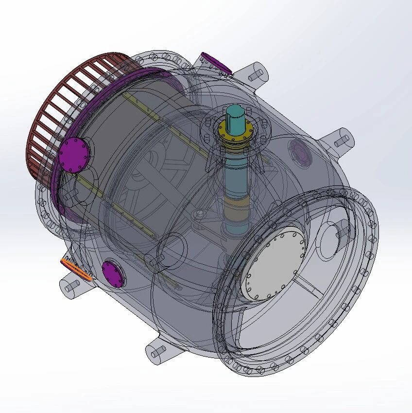 【泵缸阀杆】DN1200活塞式调流调压阀3D数模图纸 Solidworks18 附cad工程图