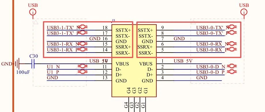 为什么USB3.0的SSRX_N引脚和SSRX_P引脚交换了？可以交换极性引脚吗？