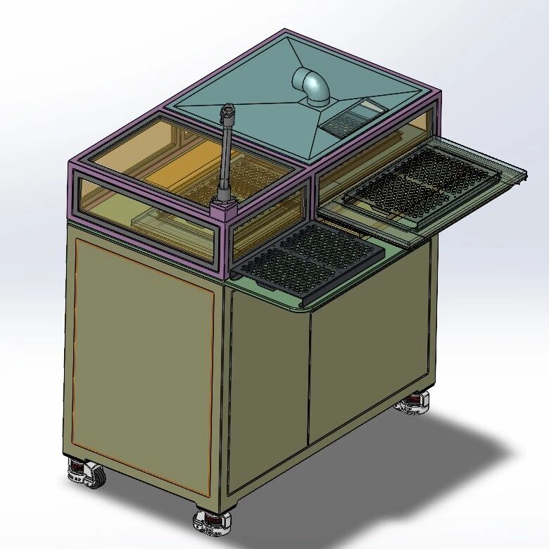 【非标数模】生产线工位3D数模图纸 Solidworks20设计