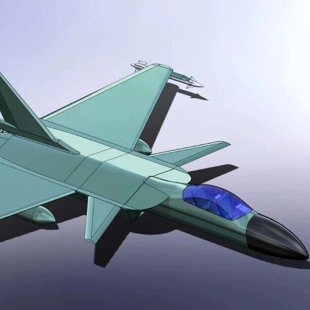 【飞行模型】SS-211 Wcraft战斗机简易模型3D图纸 STEP格式