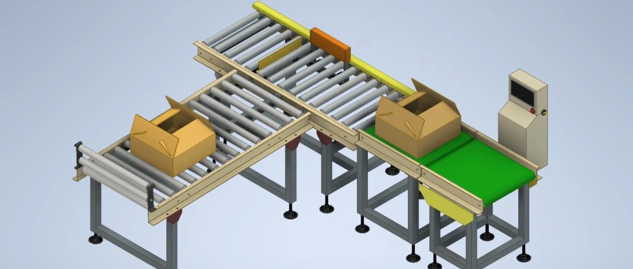 【非标数模】Reject Conveyor剔除输送机3D数模图纸 STP格式