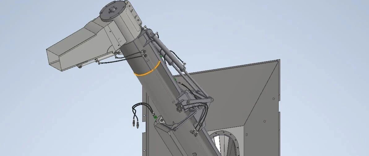 【农业机械】谷物卸载装置结构3D图纸 STP格式