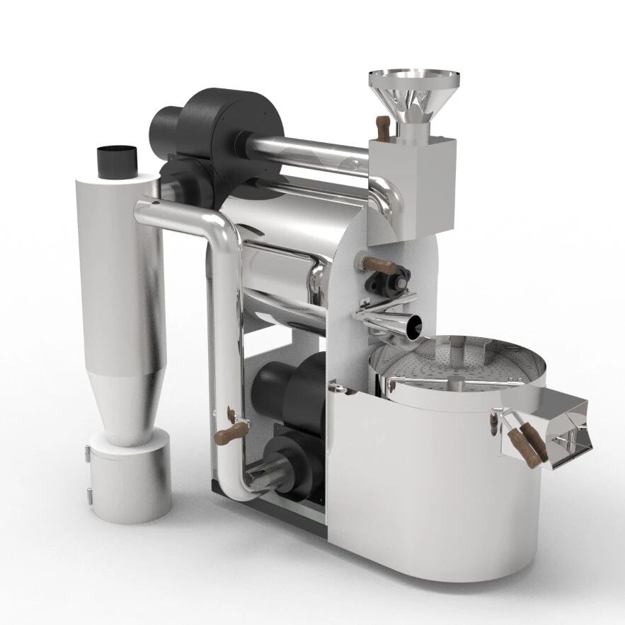 【工程机械】Coffe Roaster咖啡烘焙机3D数模图纸 x_t格式