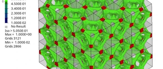 基于SimLab+Optistruct的点阵结构拓扑优化案例