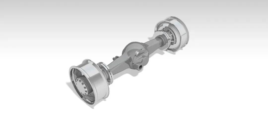 【工程机械】Rear Axle后桥结构3D图纸 CATIA设计 附平面工程图