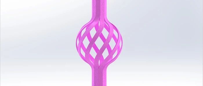 SolidWorks建模并渲染一个网套，弯曲功能的作用！