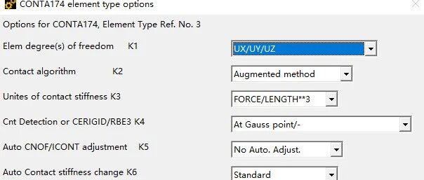 对于接触设置！Workbench界面、ANSYS经典界面、ABAQUS界面的区别和联系