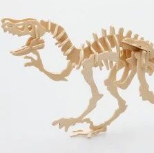 【生活艺术】恐爪龙立体拼装图纸 Solidworks设计 附dwg平面图