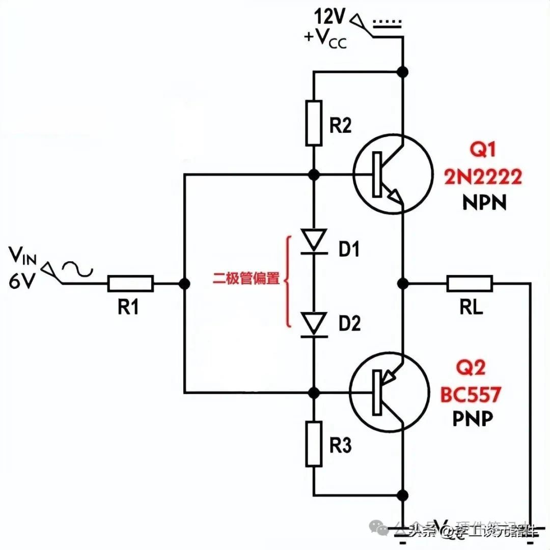 推挽放大电路工作原理+电路图