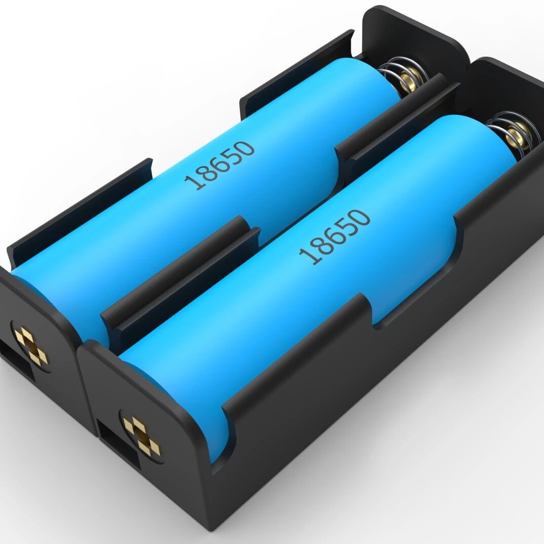 【工程机械】1-4节18650并联电池3D数模图纸 STP格式