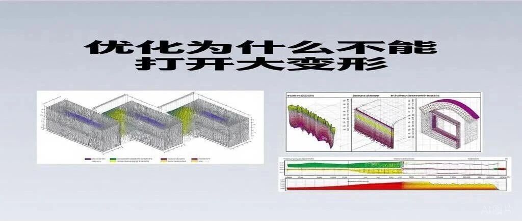 优化分析为什么不能打开大变形