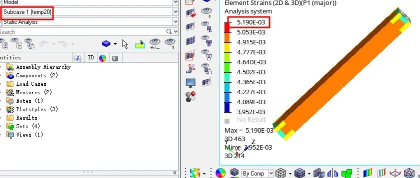 如何定义随温度变化的弹性模量及结果验证