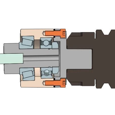 【工程机械】CNC BT30旋转拉刀3D数模图纸 STP格式