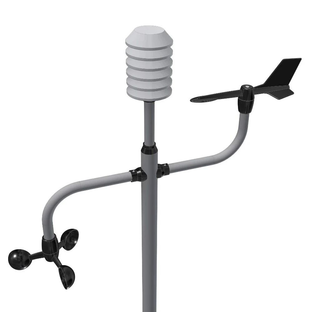 【工程机械】Weather Station气象站简易模型3D图纸 STP格式