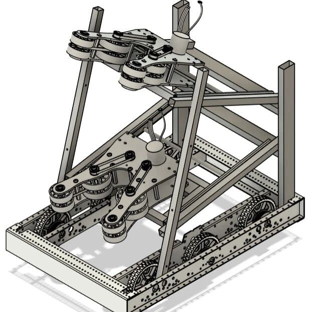 【机器人】AGROBOT TURBO V2比赛机器人车3D数模图纸 STEP格式