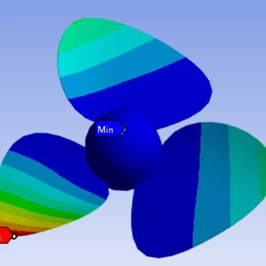告别手动点选！1段Python脚本，自动化完成ANSYS轴流风扇前八阶模态分析