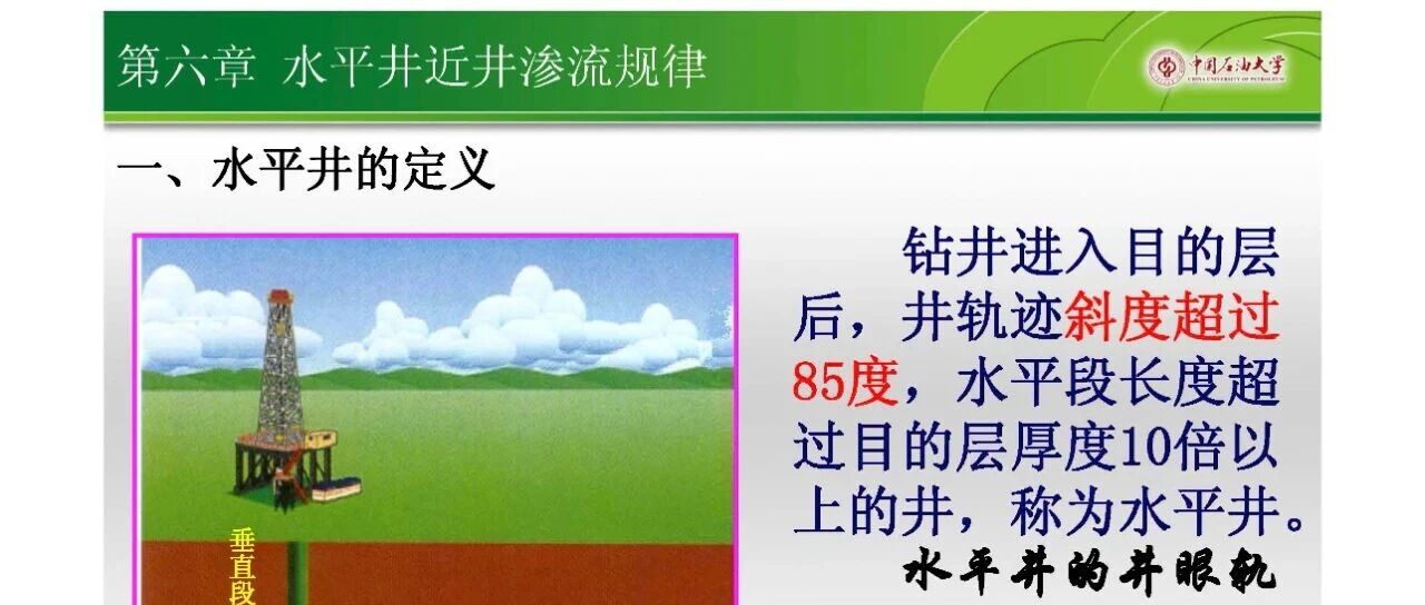 水平井近井渗流规律