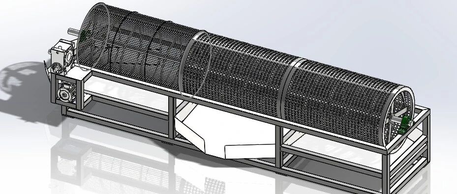【农业机械】Seed sorting machine种子分选机3D数模图纸 IGS格式