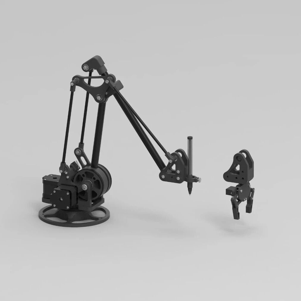 【机器人】mos**ot R3桌面型三轴机械臂结构3D图纸 STEP格式