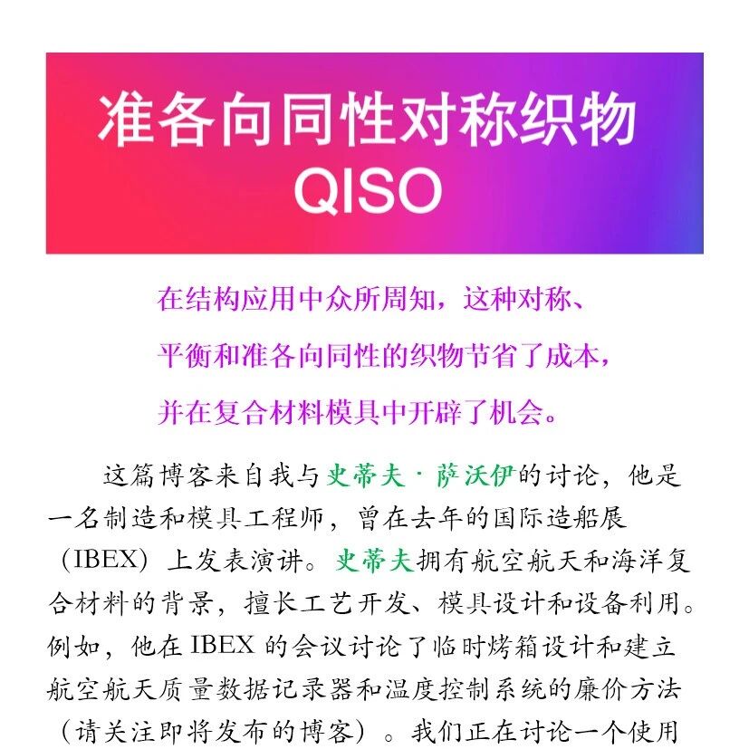 复材技术·准各向同性对称织物