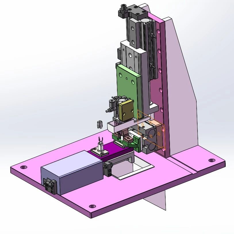 【工程机械】微型电机定子压装模具3D数模图纸 Solidworks20设计