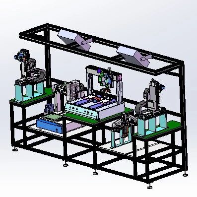【非标数模】不同桌面焊锡设备3D数模图纸 Solidworks18设计