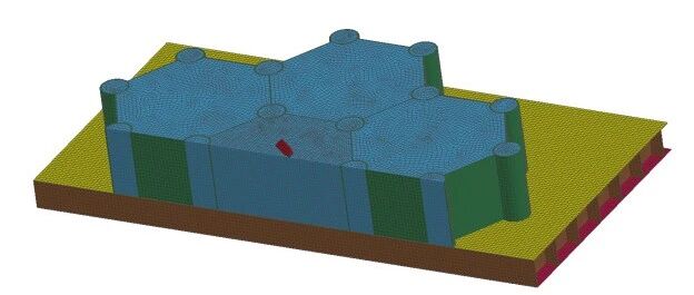 LSDYNA成层式组合结构抗弹体斜侵彻