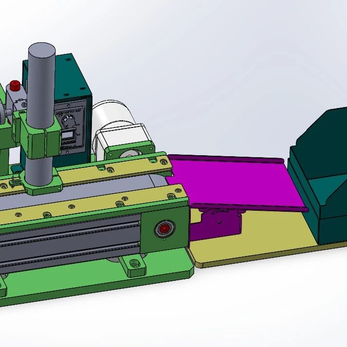 【非标数模】轻型物料输送机3D图纸 x_t格式