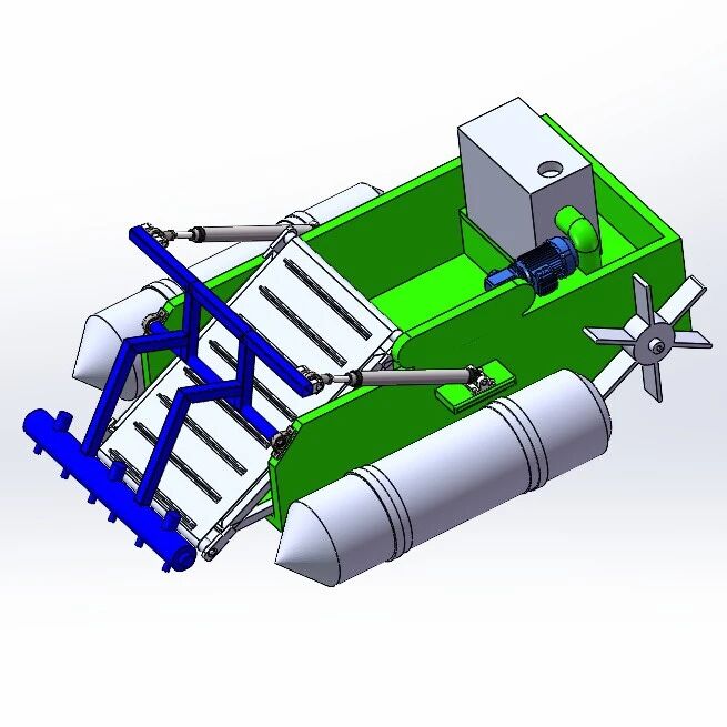 【农业机械】莲藕收获机3D数模图纸 Solidworks24设计