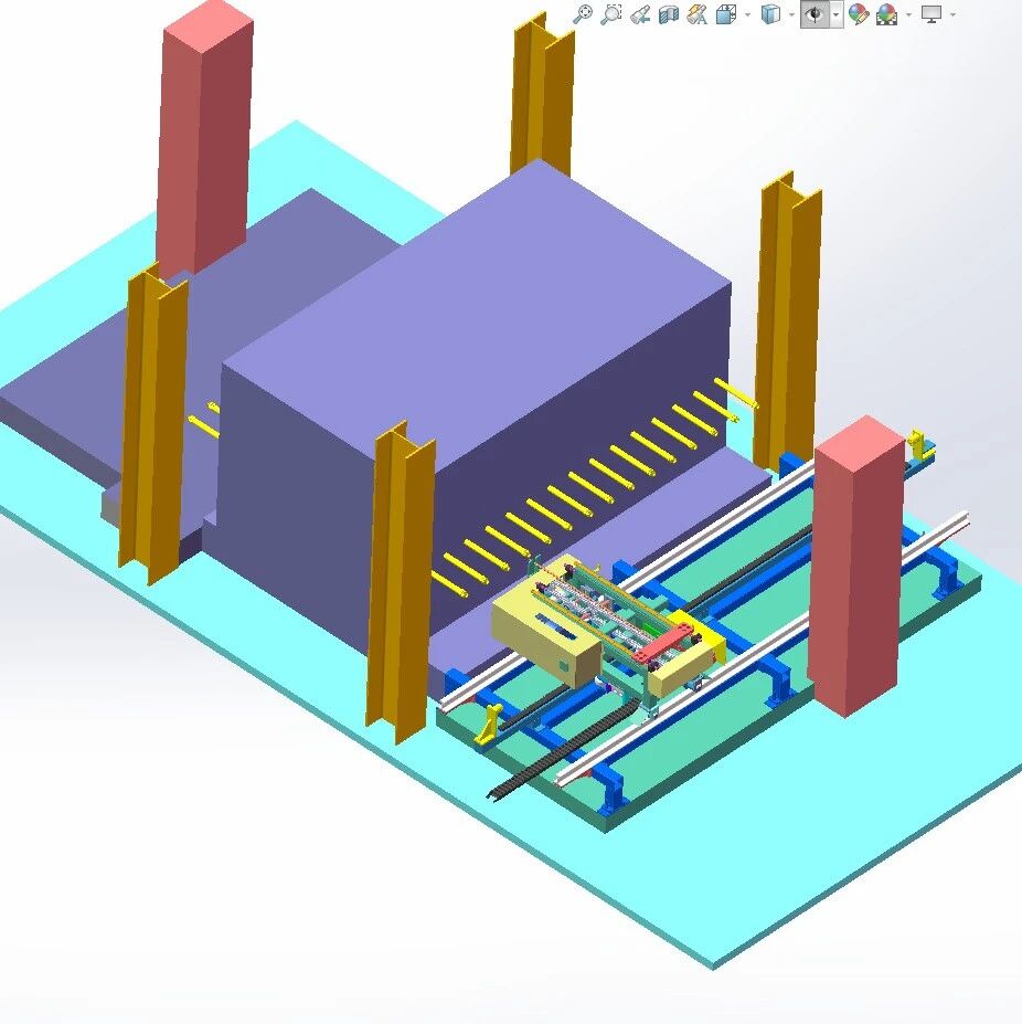 【非标数模】冶炼行业底吹捅风眼机3D数模图纸 step格式