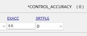 Lsdyna之*CONTROL_ACCURACY卡片