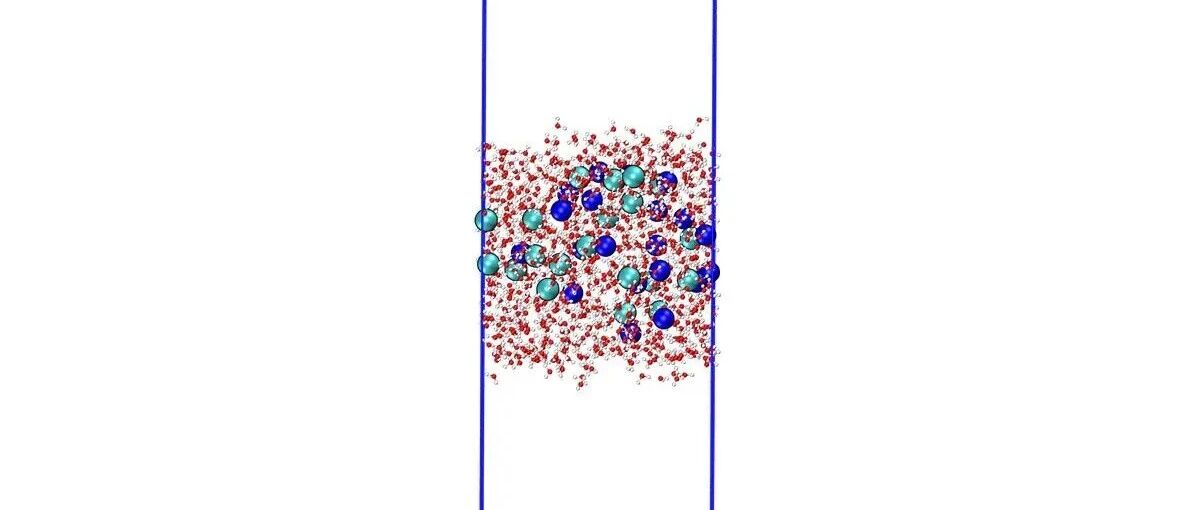 基于GROMACS的氯化钠气液界面分子动力学模拟