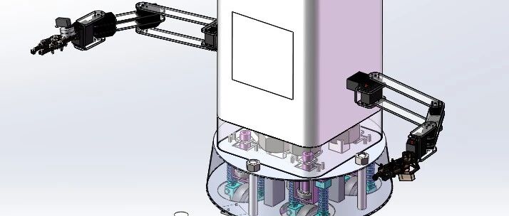 【机器人】家庭服务机器人3D数模图纸 Solidworks25设计