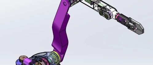 【机器人】物料抓取机械手3D数模图纸 Solidworks23设计