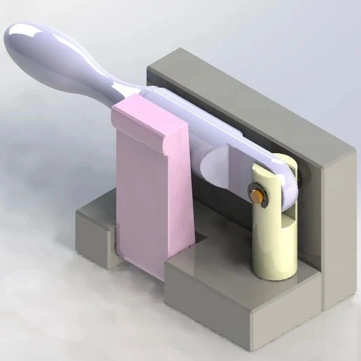 【工程机械】Fixture-608楔块式夹紧器夹具3D数模图纸 STEP IGS格式